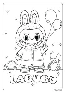 Labubu Coloring Pages