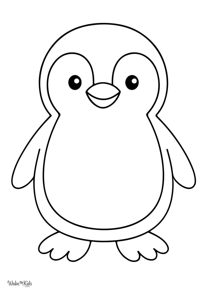 Penguin Coloring Pages