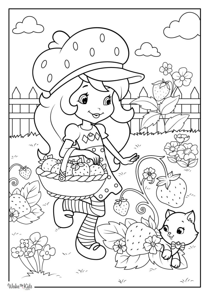 Strawberry Shortcake Coloring Pages