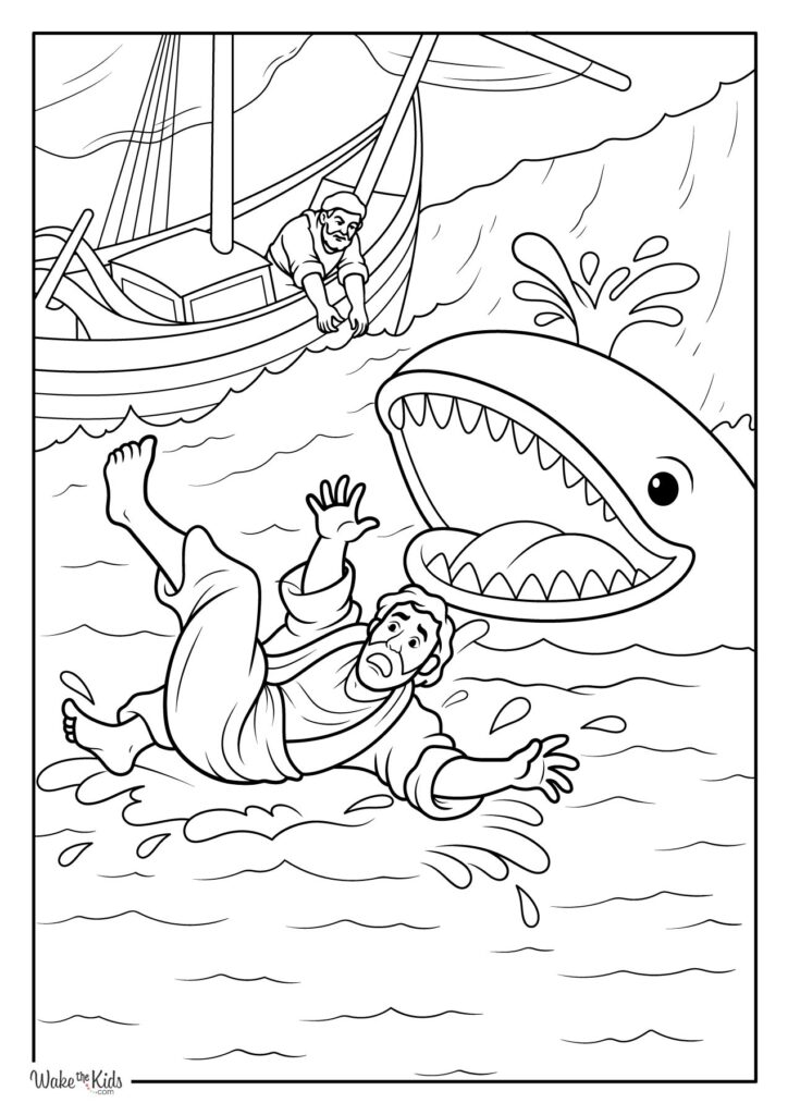 Jonah Coloring Pages