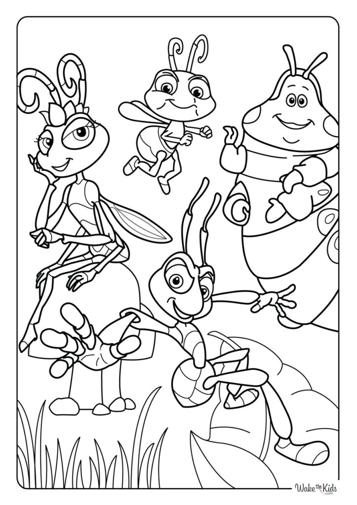 A Bug's Life Coloring Pages