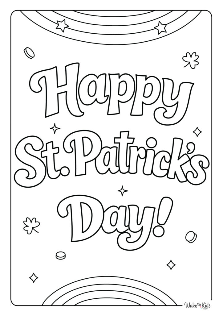 St. Patrick's Day Coloring Pages