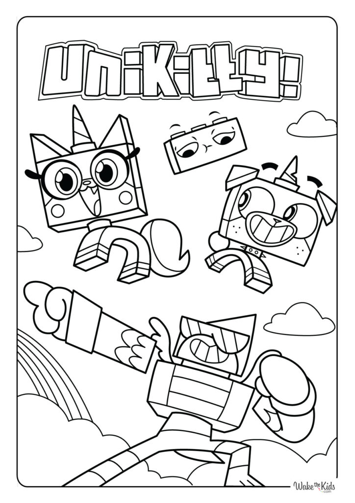 Unikitty Coloring Pages