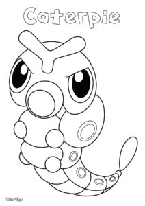 Caterpie Coloring Pages