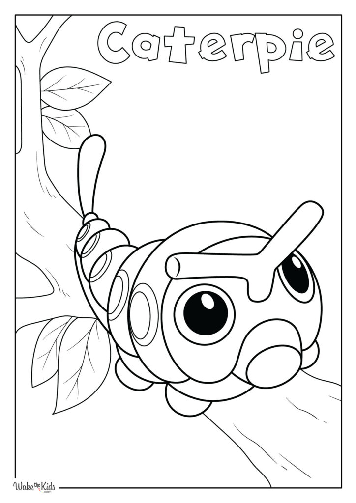 Caterpie Coloring Pages