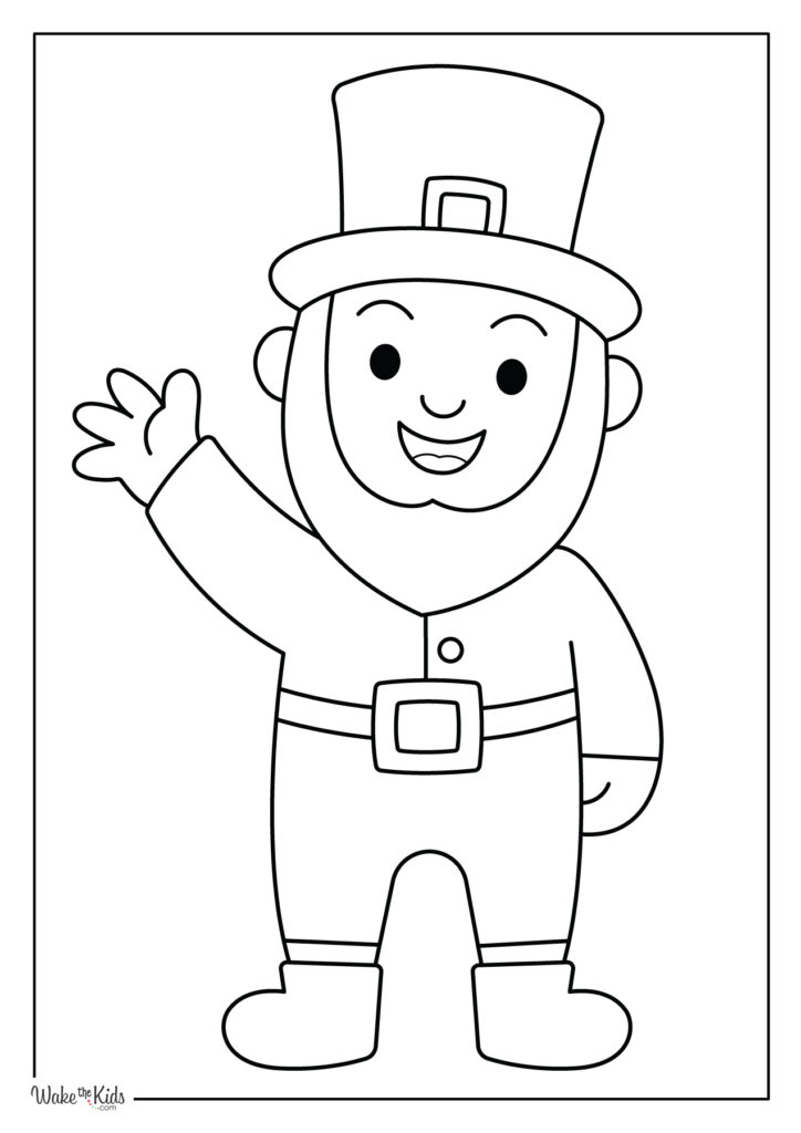 Leprechaun Coloring Pages