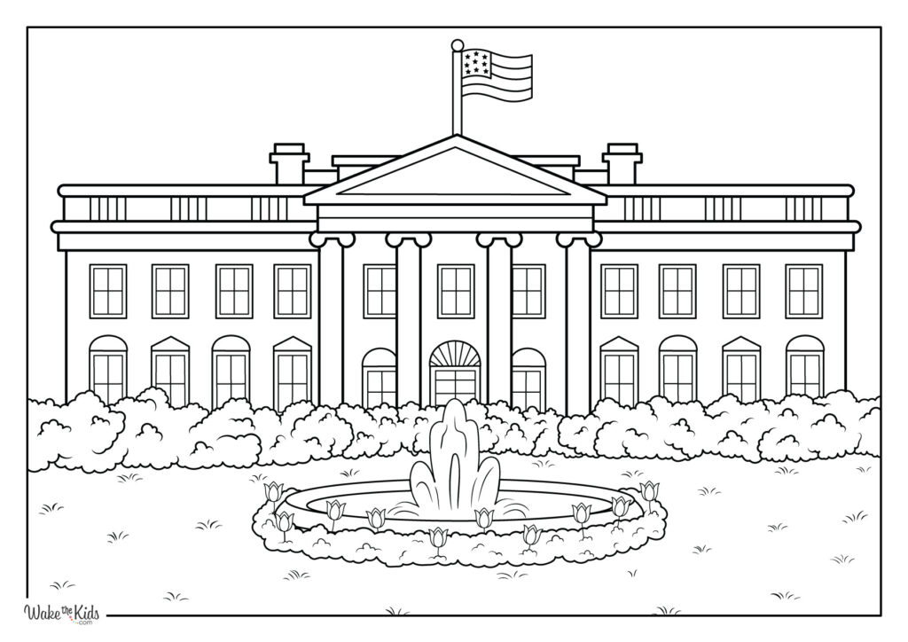 White House Coloring Pages