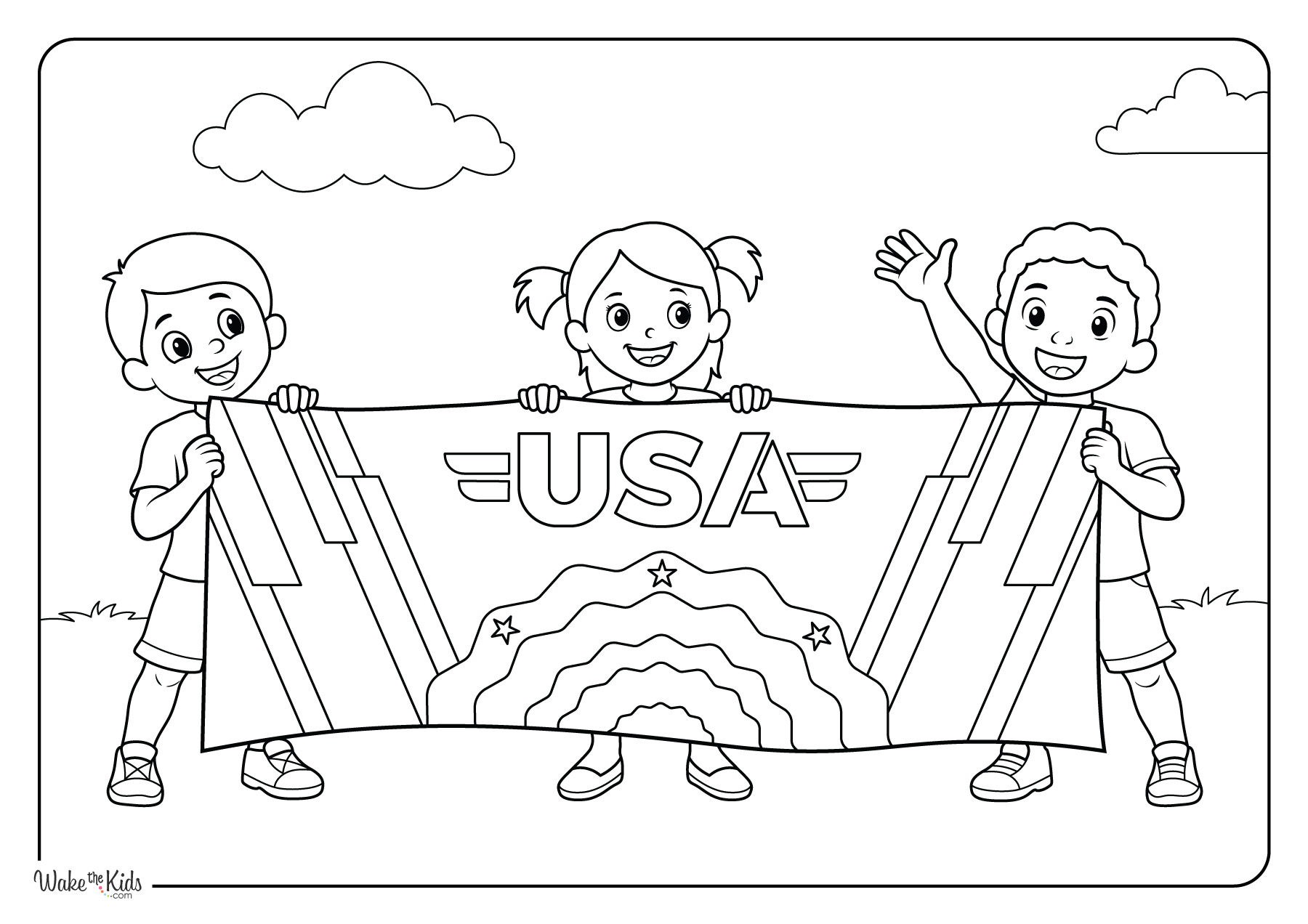 USA Coloring Pages (Free Printable PDFs) | WakeTheKids