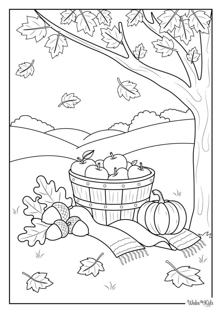 Fall Coloring Pages
