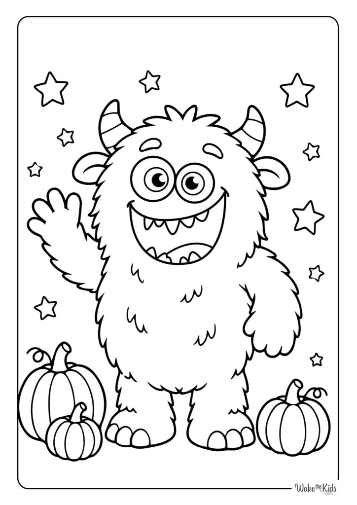 Monster Coloring Pages