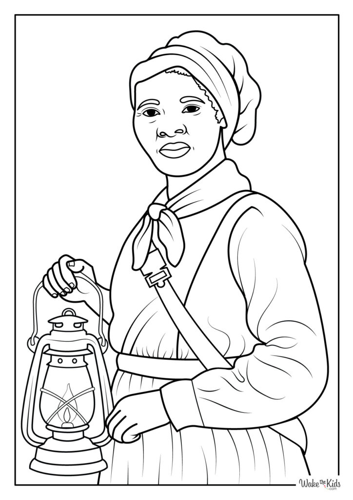 Harriet Tubman Coloring Pages