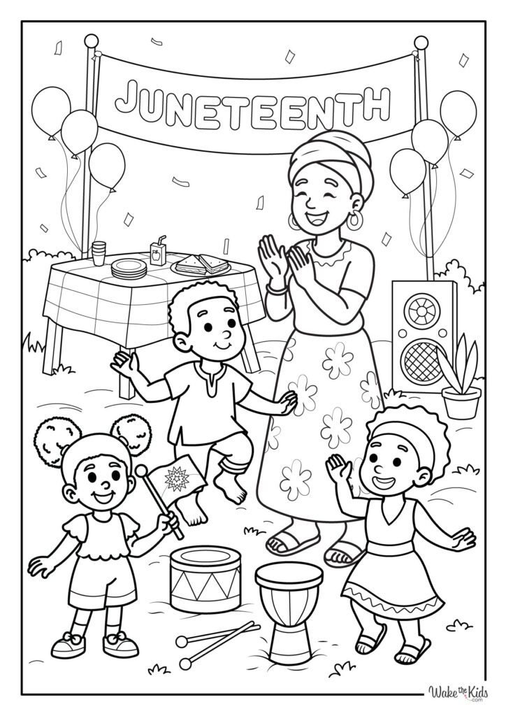 Juneteenth Coloring Pages