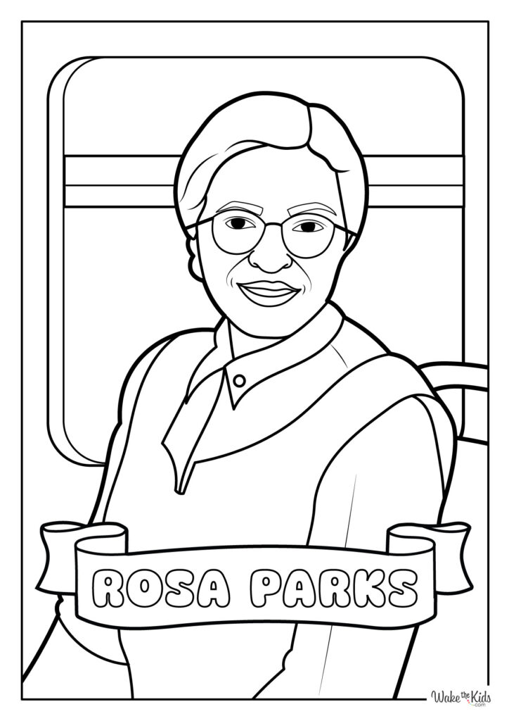 Rosa Parks Coloring Pages