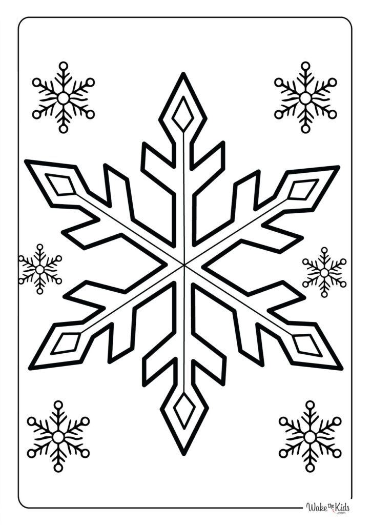 Snowflake Coloring Pages