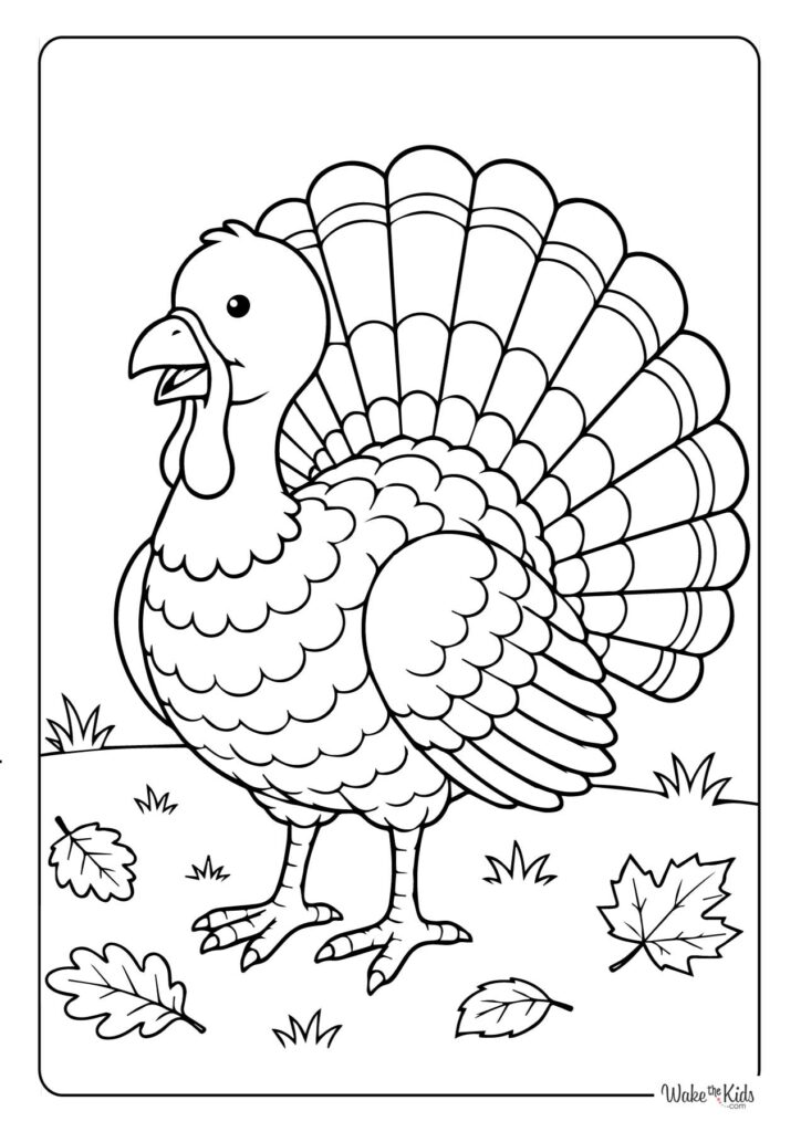 Turkey Coloring Pages