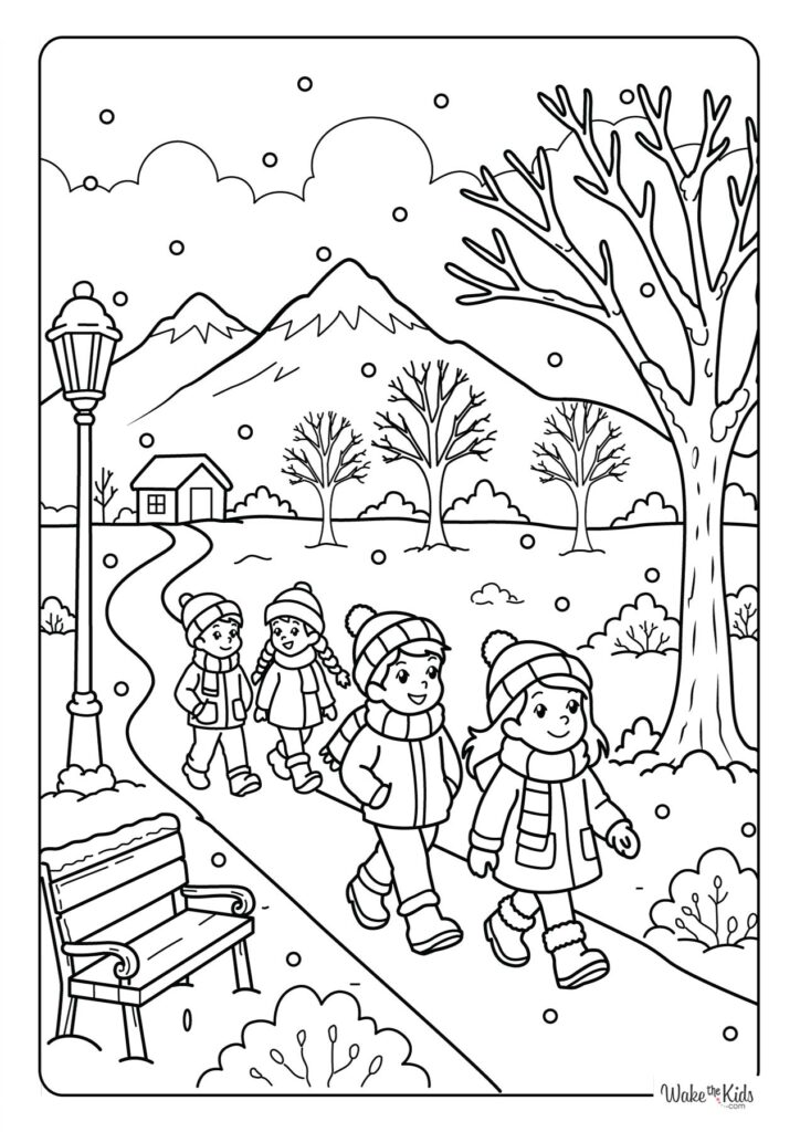 Winter Coloring Pages