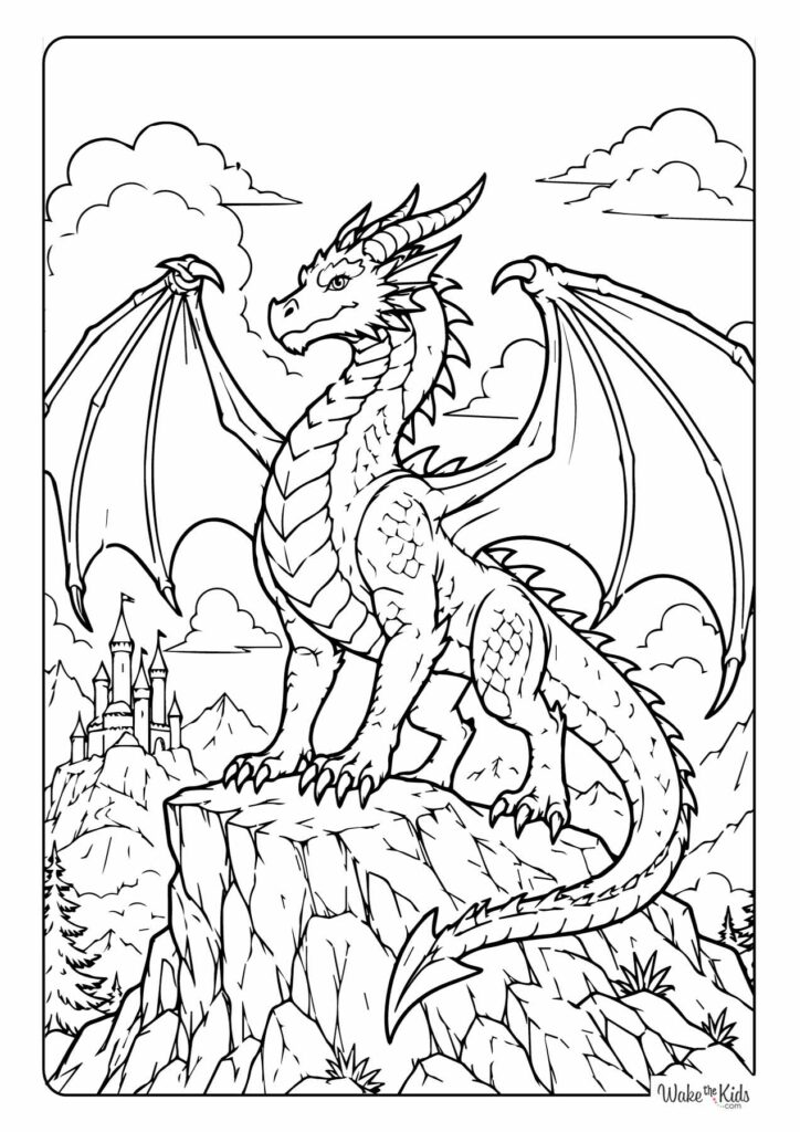 Dragon Coloring Pages